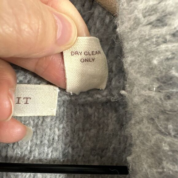 Inhabit Gray Wool Alpaca Blend Cocoon Coat Womens Size S2 Cozy Oversize - Picture 12 of 16